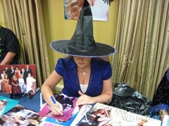 signing photo