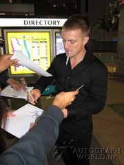 signing photo