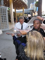 signing photo