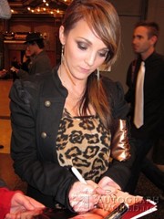 signing photo