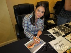 signing photo