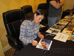 signing photo