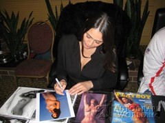 signing photo