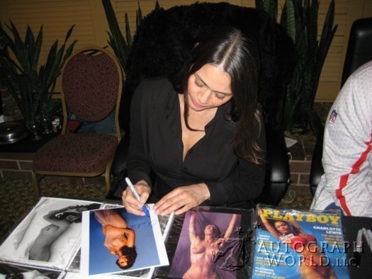 Charlotte Lewis autograph