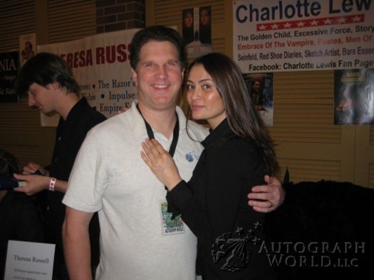 Charlotte Lewis autograph