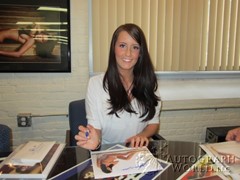 signing photo