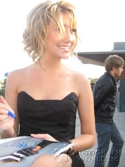 signing photo