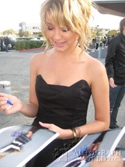 signing photo