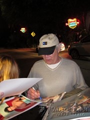 signing photo