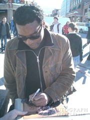 signing photo