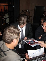 signing photo