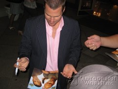 signing photo