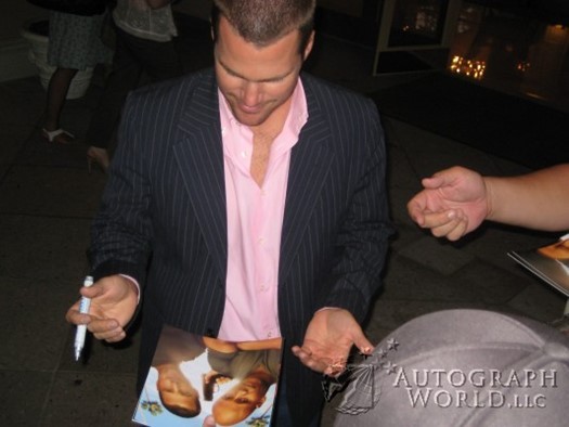 Chris O'Donnell autograph