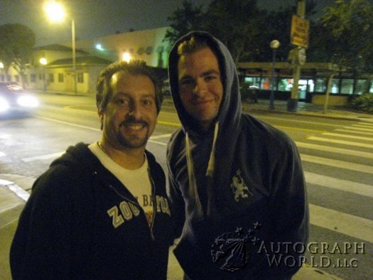 Chris Pine autograph