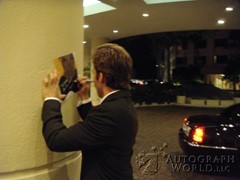 signing photo