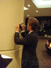 signing photo