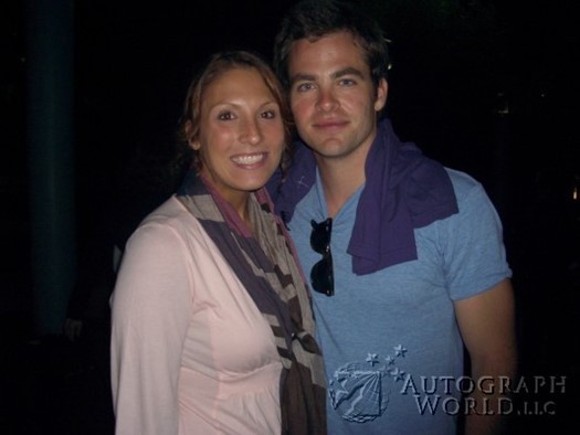 Chris Pine autograph