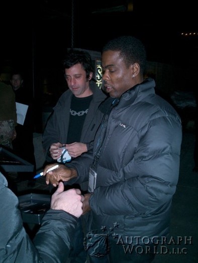 Chris Rock autograph