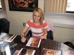 signing photo
