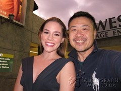 signing photo