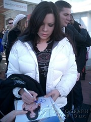 signing photo