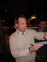 signing photo