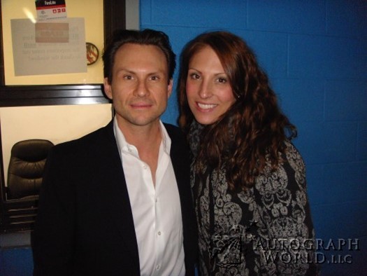 Christian Slater autograph