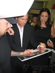 signing photo
