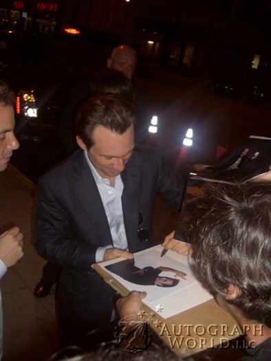 Christian Slater autograph
