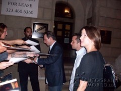 signing photo