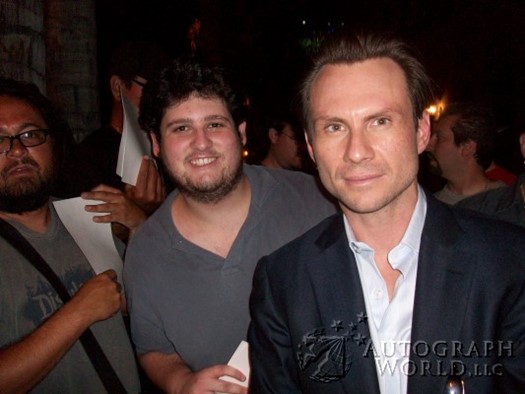 Christian Slater autograph