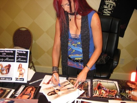 Christie Hemme autograph