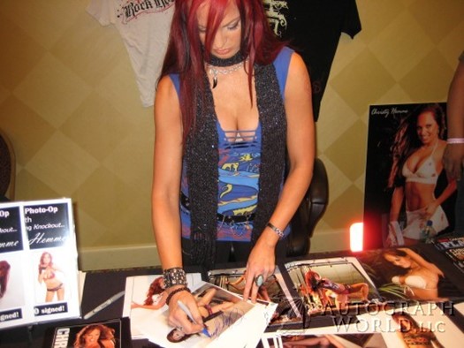 Christie Hemme autograph
