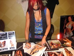 signing photo