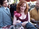Christina Hendricks signing proof