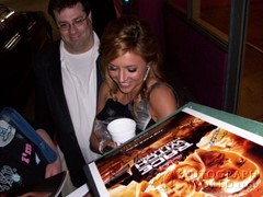signing photo