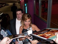 signing photo