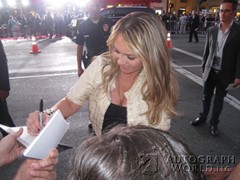 signing photo
