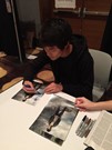 Christopher Larkin signing proof