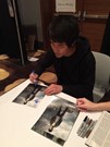 Christopher Larkin signing proof