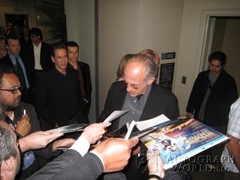signing photo