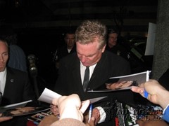 signing photo