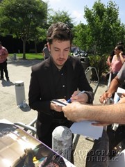 signing photo