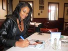 Claudia Jordan signing proof