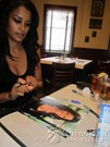 Claudia Jordan signing proof
