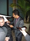 Cliff Curtis signing proof