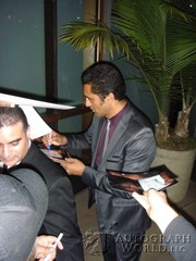 signing photo