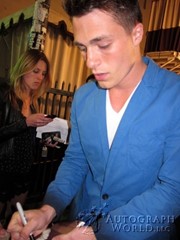 signing photo