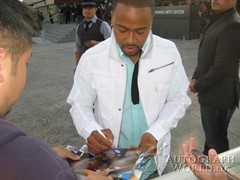 signing photo