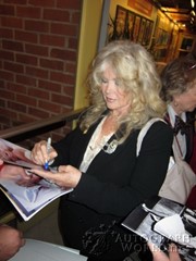 signing photo